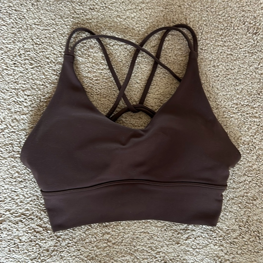 Sweaty Betty Chocolate Brown Sports Bra